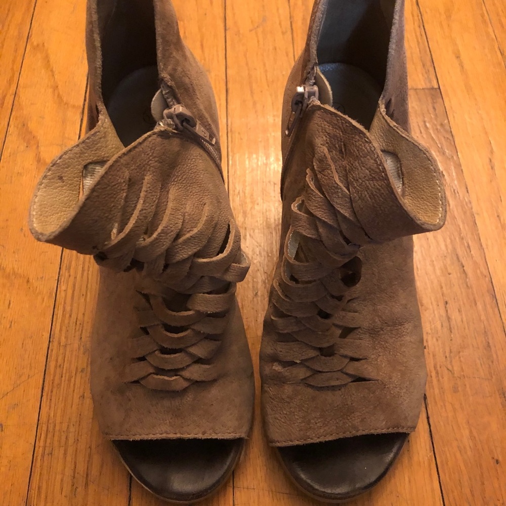 Unity in Diversity Peep Toe Bootie - Picture 7 of 7